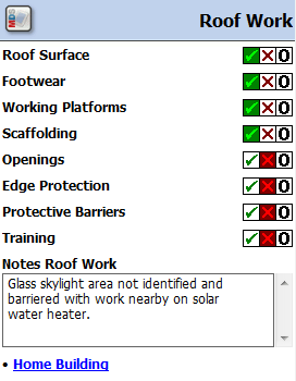Home Building Safety Roof Work